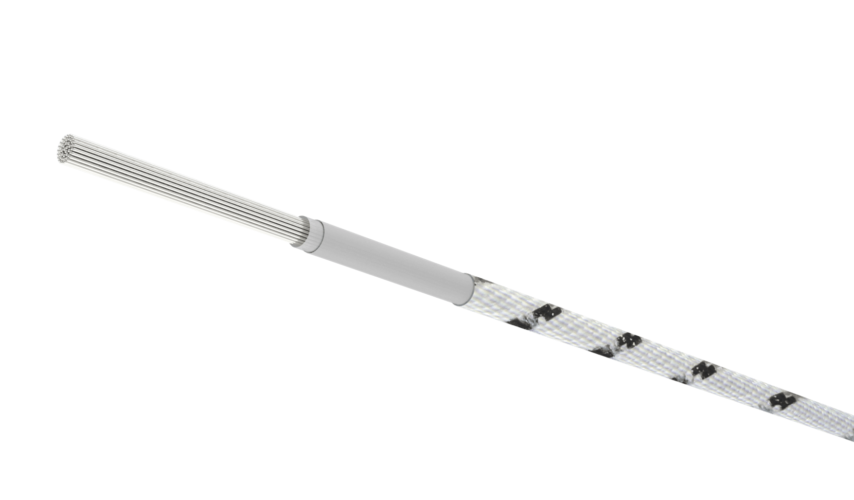 High-temperature electrical resistance cables