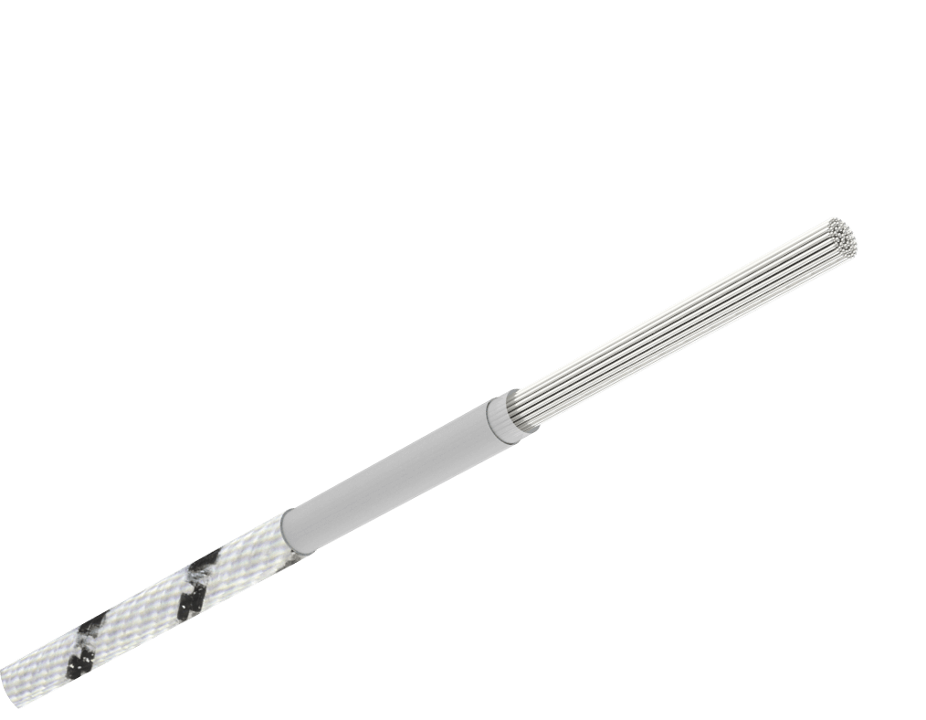 High-temperature electrical resistance cables