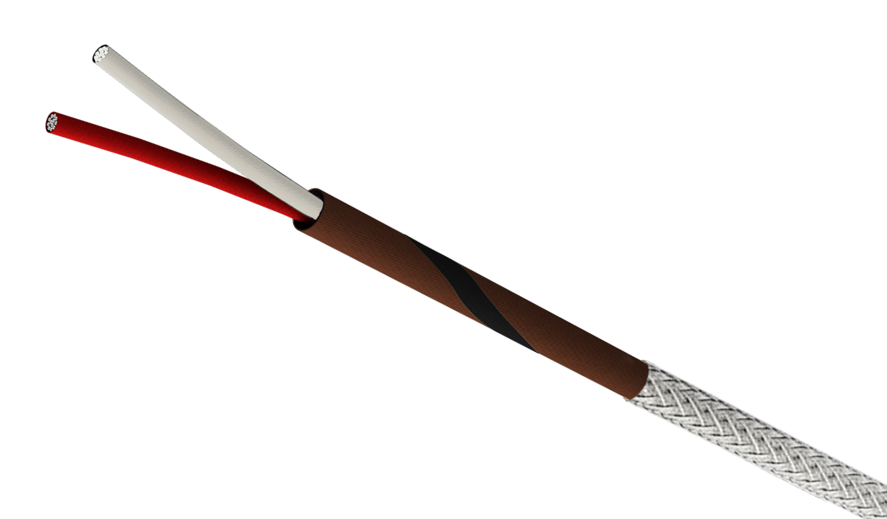 TYPE J - FIBERGLASS INSULATED CABLE WITH BRAIDED ARMOUR