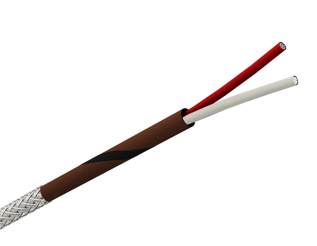 TYPE J - FIBERGLASS INSULATED CABLE WITH BRAIDED ARMOUR